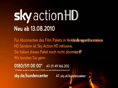 Sky Cinema Action HD Germany (Astra 1KR - 19.2°E)